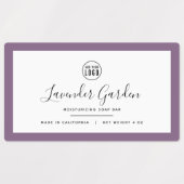 Voeg uw Logo en bewerkbaar kleurenproduct toe Labels (Design 1)