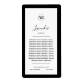 Voeg uw Logo en bewerkbaar randkleurenproduct toe Etiket (Voorkant)