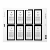 Voeg uw Logo en bewerkbaar randkleurenproduct toe Etiket (Full Sheet)