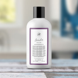 Voeg uw Logo en bewerkbaar randkleurenproduct toe Etiket