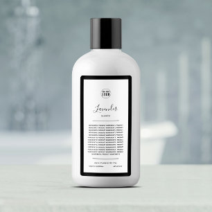 Voeg uw Logo en bewerkbaar randkleurenproduct toe Etiket