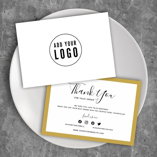 Voeg uw Logo en bewerkbare kleur toe Dank u