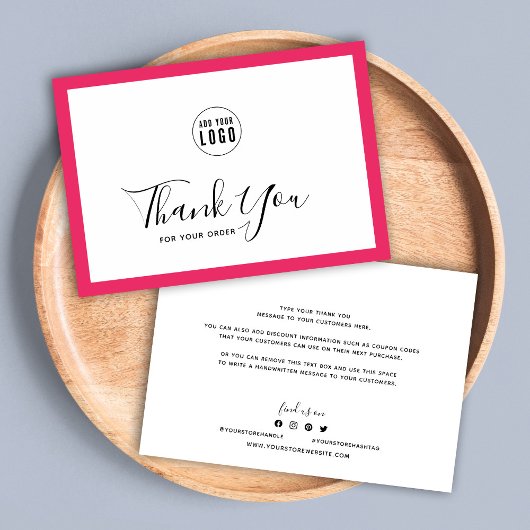 Voeg uw Logo en bewerkbare randkleur toe Hartelijk