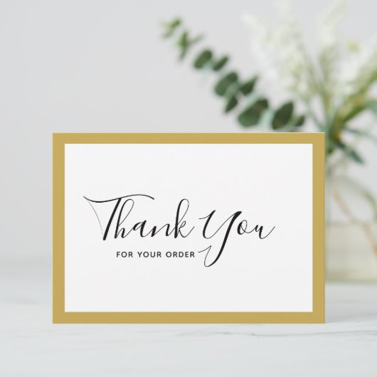 Voeg uw Logo en bewerkbare randkleur toe Hartelijk Bedankkaart (Staand voorkant)