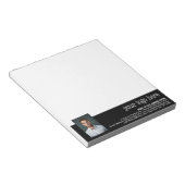 Voeg uw Logo en foto toe - Zakelijke contactgegeve Notitieblok (Schuin)