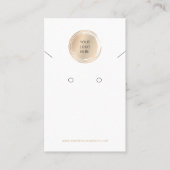 Voeg uw Logo en Ketting-Visitekaartjes in Visitekaartje (Voorkant)