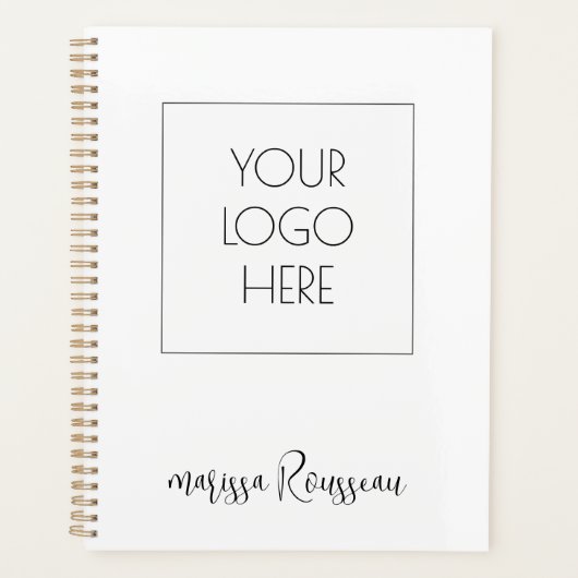 Voeg uw Logo en naamplaatje toe Planner (Voorkant)