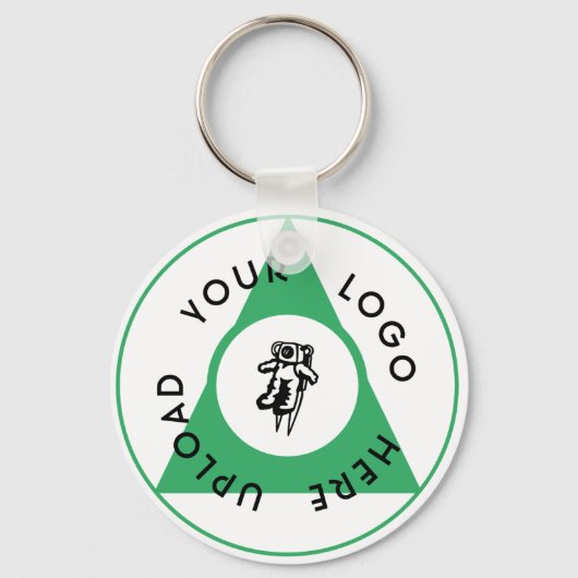 Voeg uw Logo en QR Code Sleutelhanger toe (Voorkant)