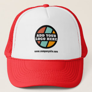 Voeg uw logo en website Bedrijfsmedewerker toe Trucker Pet