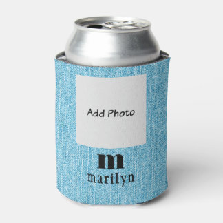 Voeg Uw Logo Foto Eerste Naam, Trendy Blikjeskoeler