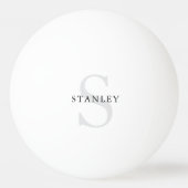 Voeg uw Logo gepersonaliseerde monogram naam toe Pingpongbal (Achterkant)