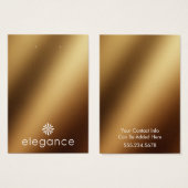 Voeg uw Logo Gold Earring Holder Display Kaart toe (Voorkant /achterkant)