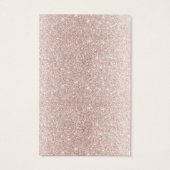 Voeg uw Logo Gold Glitter Oorlogsscherm toe Visitekaartje (Achterkant)