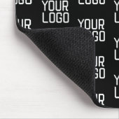 Voeg uw Logo Herhalingspatroon bewerkbare Sjabloon Muismat (Hoek)