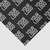 Voeg uw Logo Herhalingspatroon bewerkbare Sjabloon Tissuepapier (Detail)