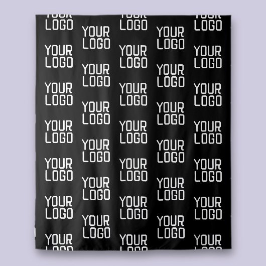 Voeg uw Logo Herhalingspatroon bewerkbare Sjabloon Wandkleed