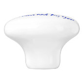 VOEG UW LOGO HIER TOE KERAMISCHE KNOP (Zijkant)