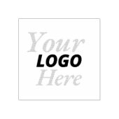 Voeg uw logo hier toe Rubber Stempels (Afrduk)