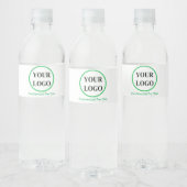 VOEG UW LOGO HIER TOE WATERFLES ETIKET (Flessen)