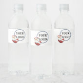 VOEG UW LOGO HIER TOE WATERFLES ETIKET (Flessen)