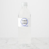 VOEG UW LOGO HIER TOE WATERFLES ETIKET (Voorkant)