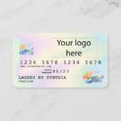 Voeg uw logo Holograph Modern Credit Kaart Style t Visitekaartje (Voorkant)