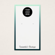 Voeg uw Logo-houder een Blauwgroen Ombre toe