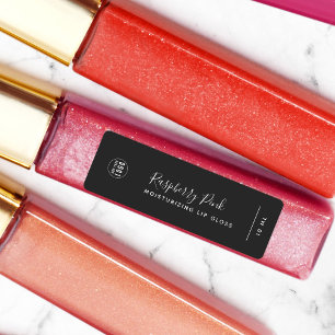 Voeg uw Logo kalligrafie bewerkbaar kleurenproduct Labels