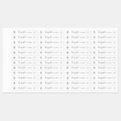 Voeg uw Logo-kalligrafie-script toe Labels (Vel)