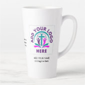 VOEG UW LOGO kerkzakenartikelen TOE Latte Mok (Rechts)