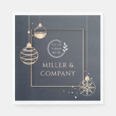 Voeg uw Logo kerstmis toe aan de zakelijke moderne Servet (Voorkant)