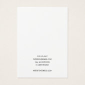 Voeg uw Logo Ketting juwelier display Kaart toe (Achterkant)