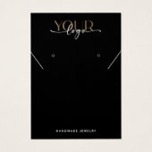 Voeg uw Logo Ketting oorringen Display Kaart toe (Voorkant)