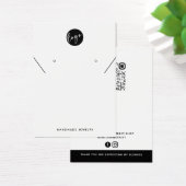 Voeg uw Logo Ketting oorringen Display Kaart toe (Bureau)