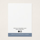 Voeg uw Logo Ketting oorringen Display Kaart toe (Achterkant)