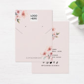 Voeg uw Logo Ketting oorringen Display Kaart toe (Bureau)