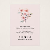 Voeg uw Logo Ketting oorringen Display Kaart toe (Achterkant)