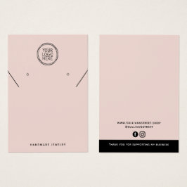 Voeg uw Logo Ketting oorringen Display Kaart toe