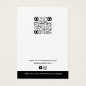 Voeg uw Logo Ketting oorringen Display Kaart toe (Achterkant)