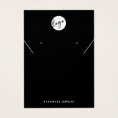 Voeg uw Logo Ketting oorringen Display Kaart toe (Voorkant)