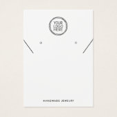 Voeg uw Logo Ketting oorringen Display Kaart toe (Voorkant)