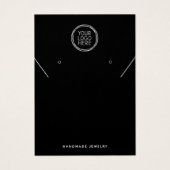 Voeg uw Logo Ketting oorringen Display Kaart toe (Voorkant)