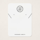 Voeg uw Logo Ketting oorringen Display Kaart toe (Voorkant)