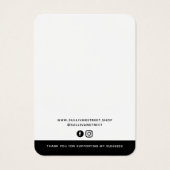 Voeg uw Logo Ketting oorringen Display Kaart toe (Achterkant)