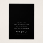 Voeg uw Logo Ketting oorringen Display Kaart toe (Achterkant)