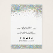 Voeg uw Logo Ketting oorringen Display Kaart toe (Achterkant)