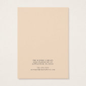 Voeg uw Logo Ketting waarvoor een beeldscherm is v Visitekaartje (Achterkant)