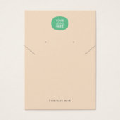 Voeg uw Logo Ketting waarvoor een beeldscherm is v Visitekaartje (Voorkant)