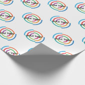 VOEG uw LOGO KLANT bedrijfsbedrijf TOE Cadeaupapier (Hoek)