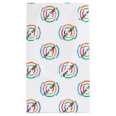 VOEG uw LOGO KLANT bedrijfsbedrijf TOE Klein Cadeauzakje (Achterkant)